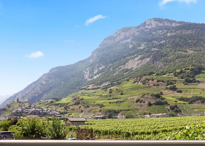 Détente Thermale à Proche Des Bains, 4 Personnes Appartement Saillon